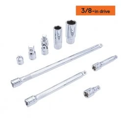 Kobalt Drive Tool & Socket Accessories 22-Piece 1/4-in, 3/8-in and 1/2-in drive tools Drive Accessory Set -Daily Home Tools Hub 09616570