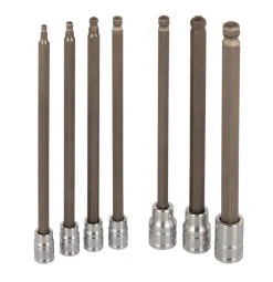Kobalt Driver Sockets & Sets 7-Piece 1/4-in; 3/8-in Drive Set Hex Bit Standard (SAE) Driver Socket Set