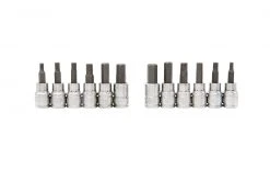 Kobalt Driver Sockets & Sets 42-Piece 3/8-in Drive Set Hex; Torx; Phillips; Flathead Bit Standard (SAE) and Metric Combination Driver Socket Set 13 Kobalt Driver Sockets & Sets 42-Piece 3/8-in Drive Set Hex; Torx; Phillips; Flathead Bit Standard (SAE) and Metric Combination Driver Socket Set -Daily Home Tools Hub 09699229