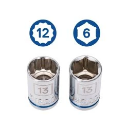 Kobalt Mechanics Tool Sets 80-Piece Standard (SAE) and Metric Combination Polished Chrome Mechanics Tool Set (3/8-in) -Daily Home Tools Hub 10084139