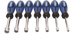 Kobalt Nut Driver Sets 7-Piece Metric and SAE Spline Nut Driver Set 9 Kobalt Nut Driver Sets 7-Piece Metric and SAE Spline Nut Driver Set -Daily Home Tools Hub 10281568