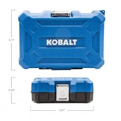 Kobalt Mechanics Tool Sets 24-Piece Standard (SAE) and Metric Combination Polished Chrome Mechanics Tool Set (3/8-in) -Daily Home Tools Hub 10340576