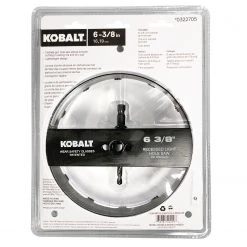 Kobalt Hole Saws & Kits 6-3/8-in Carbide-Grit Arbored Recessed Lighting Hole Saw 7 Kobalt Hole Saws & Kits 6-3/8-in Carbide-Grit Arbored Recessed Lighting Hole Saw -Daily Home Tools Hub 10507475