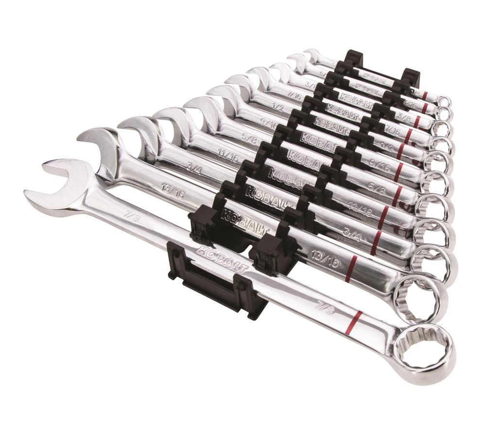 Kobalt Combination Wrenches & Sets 11-Piece Set 12-point Standard (SAE) Standard Combination Wrench Set 4 Kobalt Combination Wrenches & Sets 11-Piece Set 12-point Standard (SAE) Standard Combination Wrench Set - Image 4