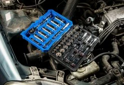 Kobalt Mechanics Tool Sets 40-Piece Standard (SAE) and Metric Combination Polished Chrome Mechanics Tool Set (3/8-in) -Daily Home Tools Hub 11255120