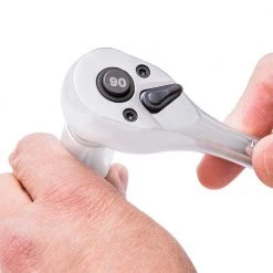 Kobalt Mechanics Tool Sets 40-Piece Standard (SAE) and Metric Combination Polished Chrome Mechanics Tool Set (3/8-in) -Daily Home Tools Hub 11255122