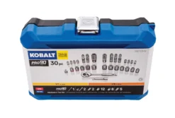 Kobalt Mechanics Tool Sets 30-Piece Standard (SAE) and Metric Combination Polished Chrome Mechanics Tool Set (3/8-in) -Daily Home Tools Hub 11294860 scaled