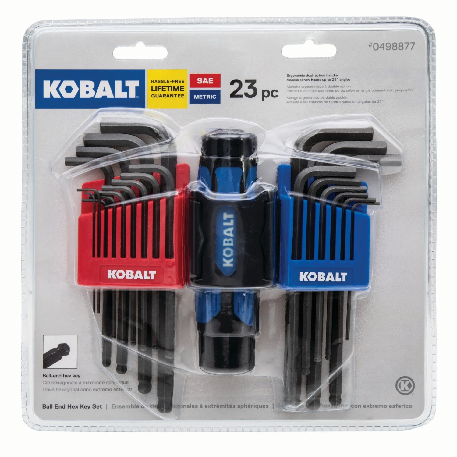 Kobalt Hex Keys & Torx Keys 22-key Standard (Sae) and Metric Combination Hex Key Set 10 Kobalt Hex Keys & Torx Keys 22-key Standard (Sae) and Metric Combination Hex Key Set - Image 10