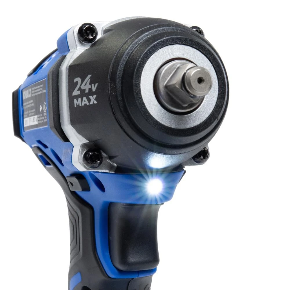 Kobalt Impact Wrenches Brushless 24-volt Max Variable Speed Brushless 3/8-in Drive Cordless Impact Wrench (Tool Only) 7 Kobalt Impact Wrenches Brushless 24-volt Max Variable Speed Brushless 3/8-in Drive Cordless Impact Wrench (Tool Only) - Image 7