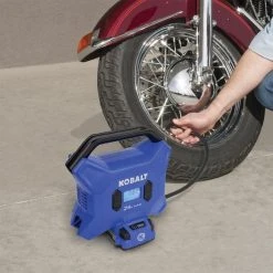 Kobalt Air Inflators Kobalt 24 Volt cordless high pressure inflator 24-Volt Lithium Ion (Li-Ion) Air Inflator (Power Source: Battery) 16 Kobalt Air Inflators Kobalt 24 Volt cordless high pressure inflator 24-Volt Lithium Ion (Li-Ion) Air Inflator (Power Source: Battery) -Daily Home Tools Hub 11621571