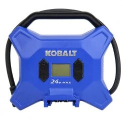 Kobalt Air Inflators Kobalt 24 Volt cordless high pressure inflator 24-Volt Lithium Ion (Li-Ion) Air Inflator (Power Source: Battery)