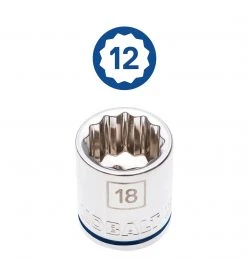 Kobalt Mechanics Tool Sets 40-Piece Standard (SAE) and Metric Combination Polished Chrome Mechanics Tool Set (3/8-in) -Daily Home Tools Hub 12257519