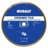 Kobalt Diamond Saw Blades 7-in Wet Ceramic Continuous Diamond Saw Blade