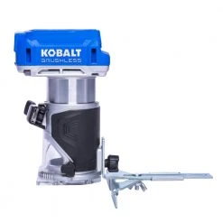 Kobalt Routers 24V MAX 1/4-in-Amp Variable Speed Brushless Trim Cordless Router (Tool Only)