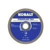 Kobalt Diamond Saw Blades 4-in Wet or Dry Porcelain Continuous Diamond Saw Blade