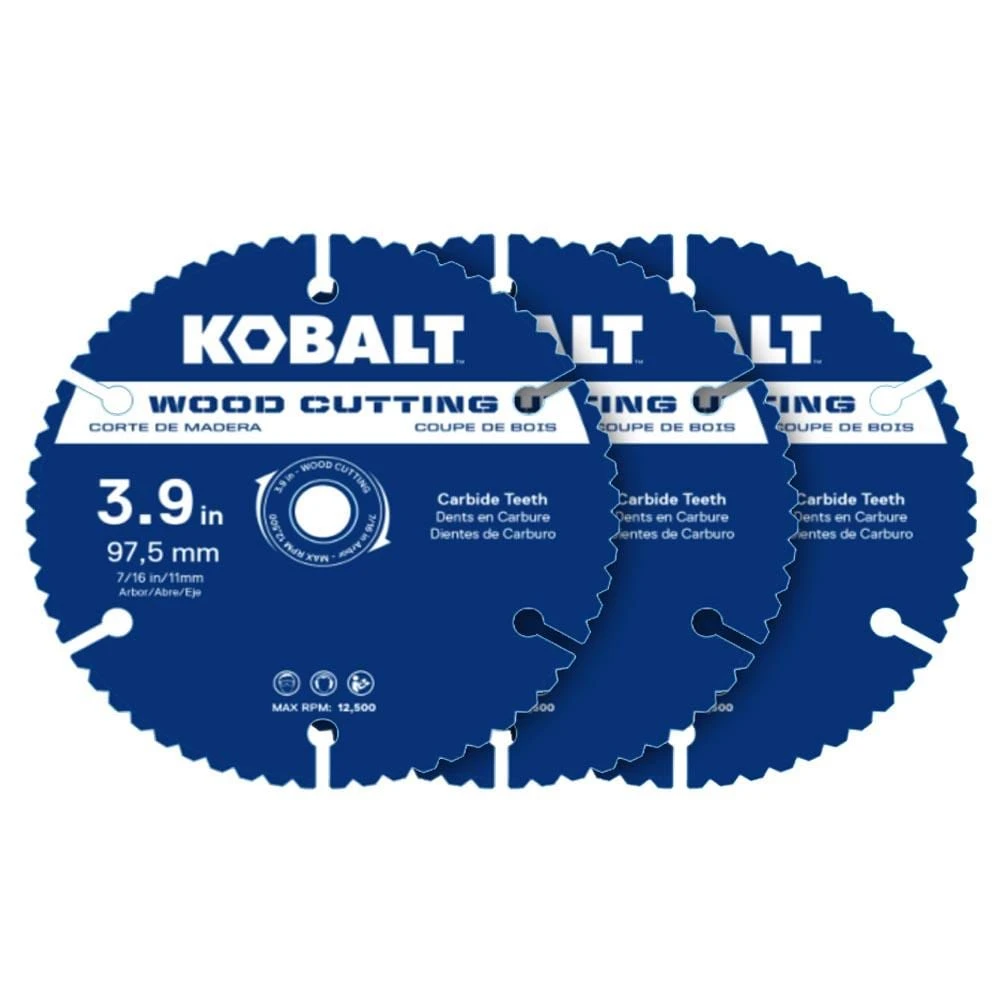 Kobalt Circular Saw Blades 3-Pack 4-in Set High-speed Steel Circular Saw Blade Set 1 Kobalt Circular Saw Blades 3-Pack 4-in Set High-speed Steel Circular Saw Blade Set