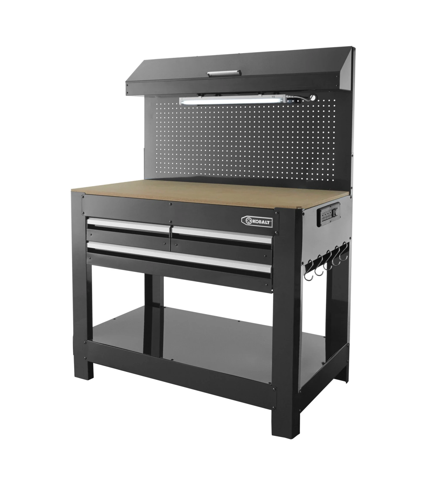Kobalt Work Benches 45-in W x 36-in H 3-Drawer Wood Work Bench 2 Kobalt Work Benches 45-in W x 36-in H 3-Drawer Wood Work Bench - Image 2