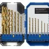 Kobalt Twist Drill Bits 14-Piece Assorted x Set Titanium Coated Hss Twist Drill Bit Set