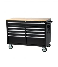 Kobalt Work Benches 46.1-in W x 37.2-in H 9-Drawer Rubber Work Bench