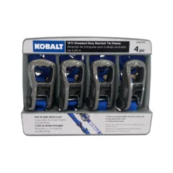 Kobalt Tie Downs 4-Pack x Tie Down Tie Down (500-lb Work Capacity)