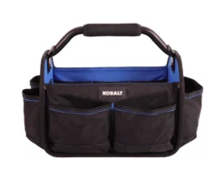 Kobalt Tool Bags Blue Black Polyester 15-in Tool Tote