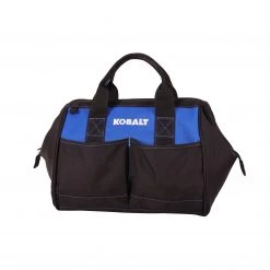 Kobalt Tool Bags Blue Black Polyester 12-in Tool Bag