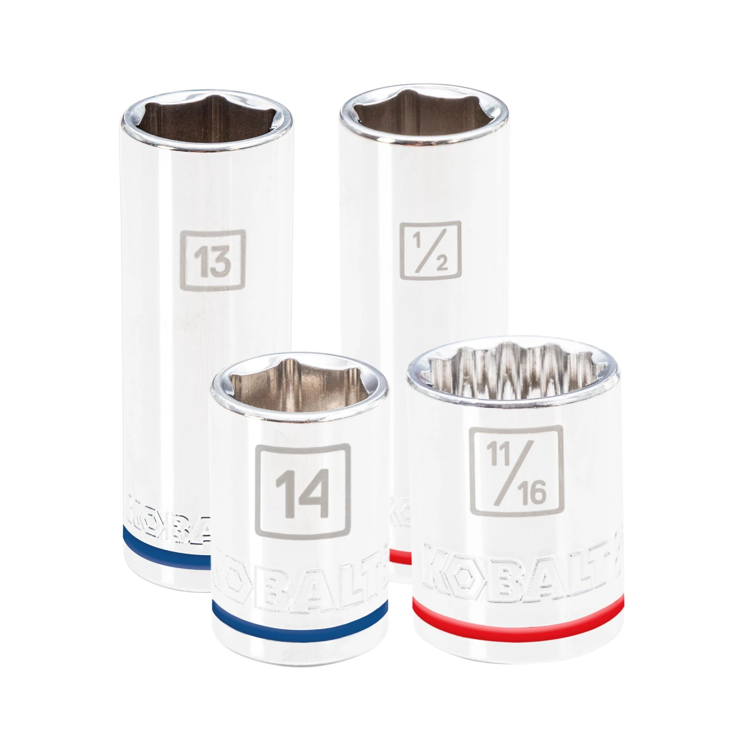 Kobalt Mechanics Tool Sets 118-Piece Standard (SAE) and Metric Combination Polished Chrome Mechanics Tool Set (3/8-in;) 9 Kobalt Mechanics Tool Sets 118-Piece Standard (SAE) and Metric Combination Polished Chrome Mechanics Tool Set (3/8-in;) - Image 9