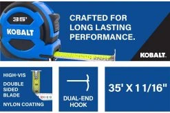 Kobalt Tape Measures Tape measure 35-ft Tape Measure 9 Kobalt Tape Measures Tape measure 35-ft Tape Measure -Daily Home Tools Hub 16463704