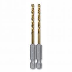 Kobalt Twist Drill Bits 2-Piece 1/8-in 2-1/2-in Titanium Coated Hss Twist Drill Bit