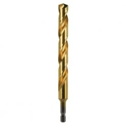 Kobalt Twist Drill Bits 1/2-in 6-in Titanium Coated Hss Twist Drill Bit