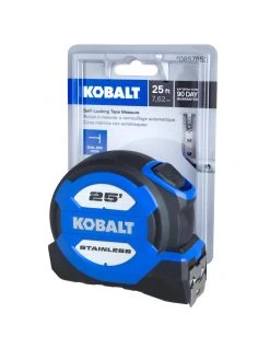 Kobalt Tape measures 25-ft Auto Lock Tape Measure -Daily Home Tools Hub 16732142