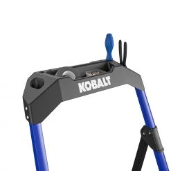 Kobalt Step Stools 3-Step 300-lb Capacity Black Steel Foldable Step Stool 17 Kobalt Step Stools 3-Step 300-lb Capacity Black Steel Foldable Step Stool -Daily Home Tools Hub 17787984