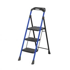 Kobalt Step Stools 3-Step 300-lb Capacity Black Steel Foldable Step Stool 13 Kobalt Step Stools 3-Step 300-lb Capacity Black Steel Foldable Step Stool -Daily Home Tools Hub 17787988