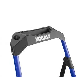 Kobalt Step Stools 3-Step 300-lb Capacity Black Steel Foldable Step Stool 16 Kobalt Step Stools 3-Step 300-lb Capacity Black Steel Foldable Step Stool -Daily Home Tools Hub 17787993