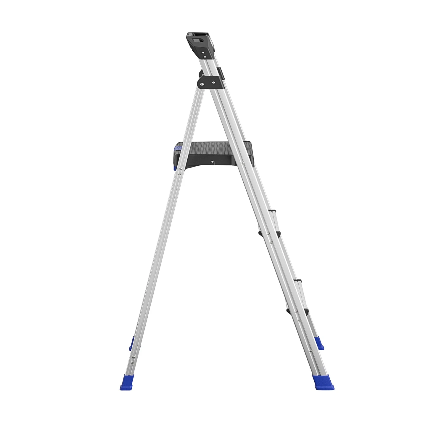 Kobalt Step Stools 3-Step 250-lb Capacity Aluminum Foldable Step Stool 2 Kobalt Step Stools 3-Step 250-lb Capacity Aluminum Foldable Step Stool - Image 2