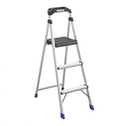 Kobalt Step Stools 3-Step 250-lb Capacity Aluminum Foldable Step Stool 12 Kobalt Step Stools 3-Step 250-lb Capacity Aluminum Foldable Step Stool -Daily Home Tools Hub 17788333