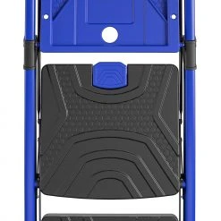 Kobalt Step Stools 3-Step 300-lb Capacity Black Steel Foldable Step Stool -Daily Home Tools Hub 17788343