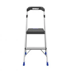 Kobalt Step Stools 2-Step 250-lb Capacity Aluminum Foldable Step Stool