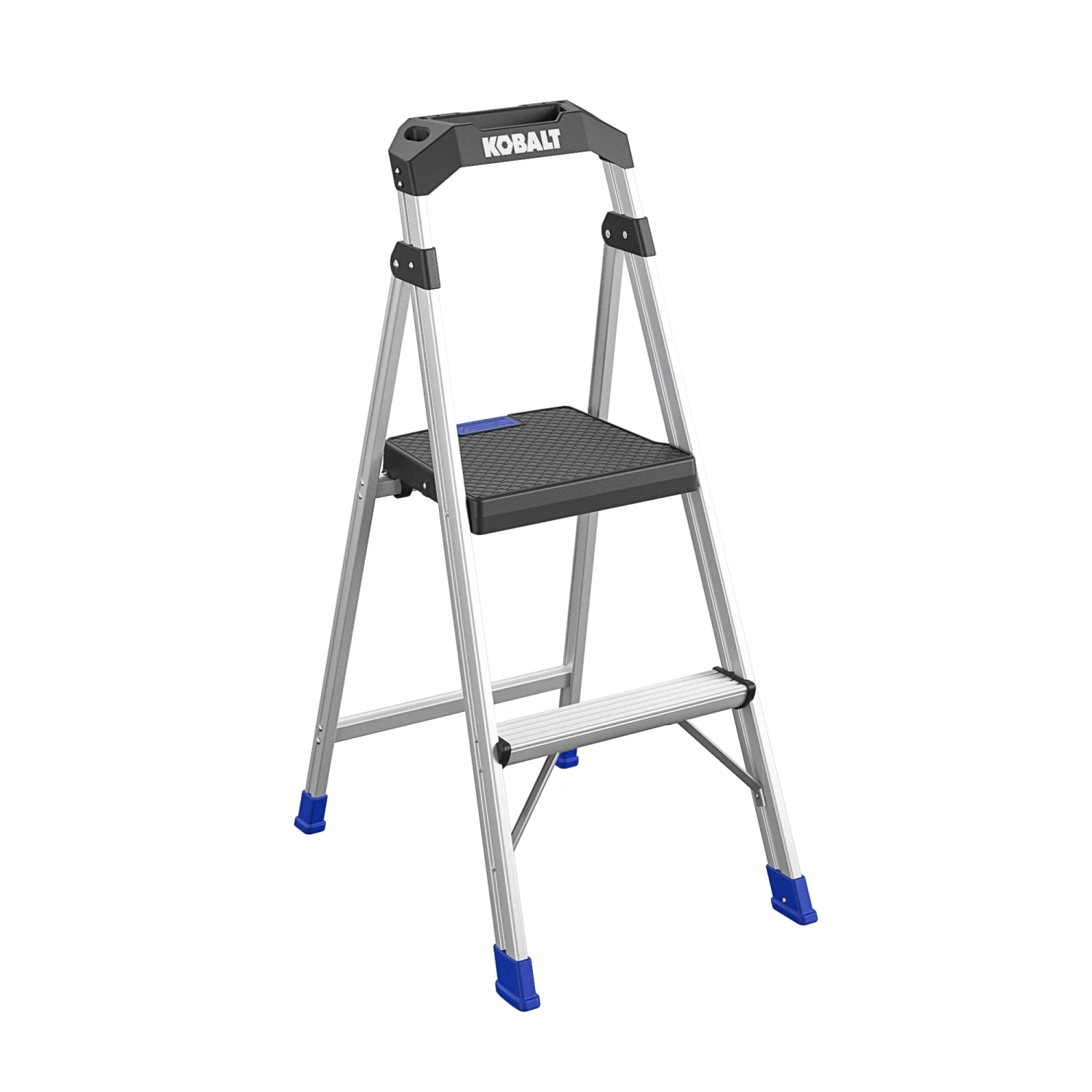 Kobalt Step Stools 2-Step 250-lb Capacity Aluminum Foldable Step Stool 3 Kobalt Step Stools 2-Step 250-lb Capacity Aluminum Foldable Step Stool - Image 3