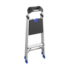 Kobalt Step Stools 2-Step 250-lb Capacity Aluminum Foldable Step Stool 13 Kobalt Step Stools 2-Step 250-lb Capacity Aluminum Foldable Step Stool -Daily Home Tools Hub 17788436