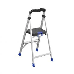 Kobalt Step Stools 2-Step 250-lb Capacity Aluminum Foldable Step Stool 14 Kobalt Step Stools 2-Step 250-lb Capacity Aluminum Foldable Step Stool -Daily Home Tools Hub 17788437