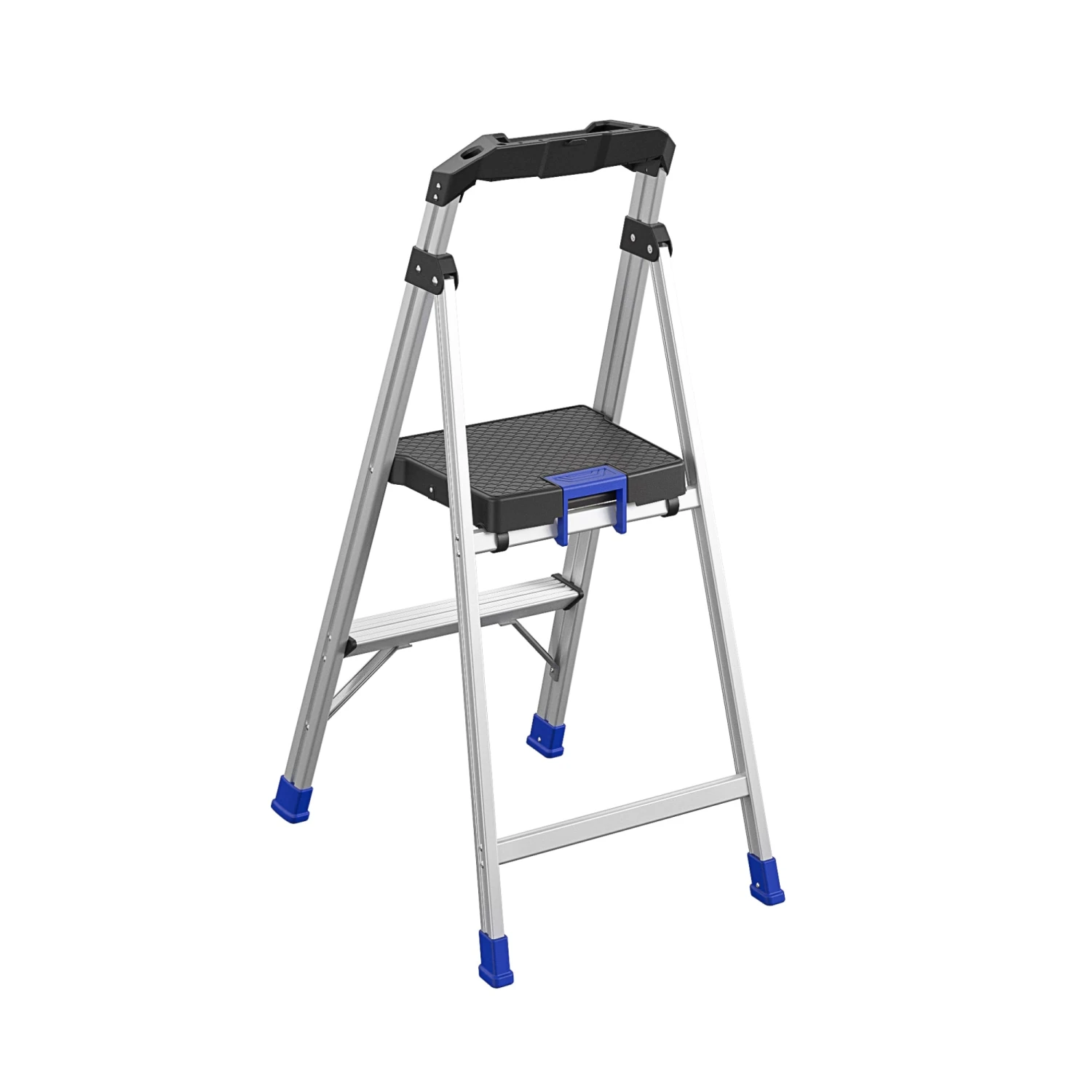 Kobalt Step Stools 2-Step 250-lb Capacity Aluminum Foldable Step Stool 5 Kobalt Step Stools 2-Step 250-lb Capacity Aluminum Foldable Step Stool - Image 5