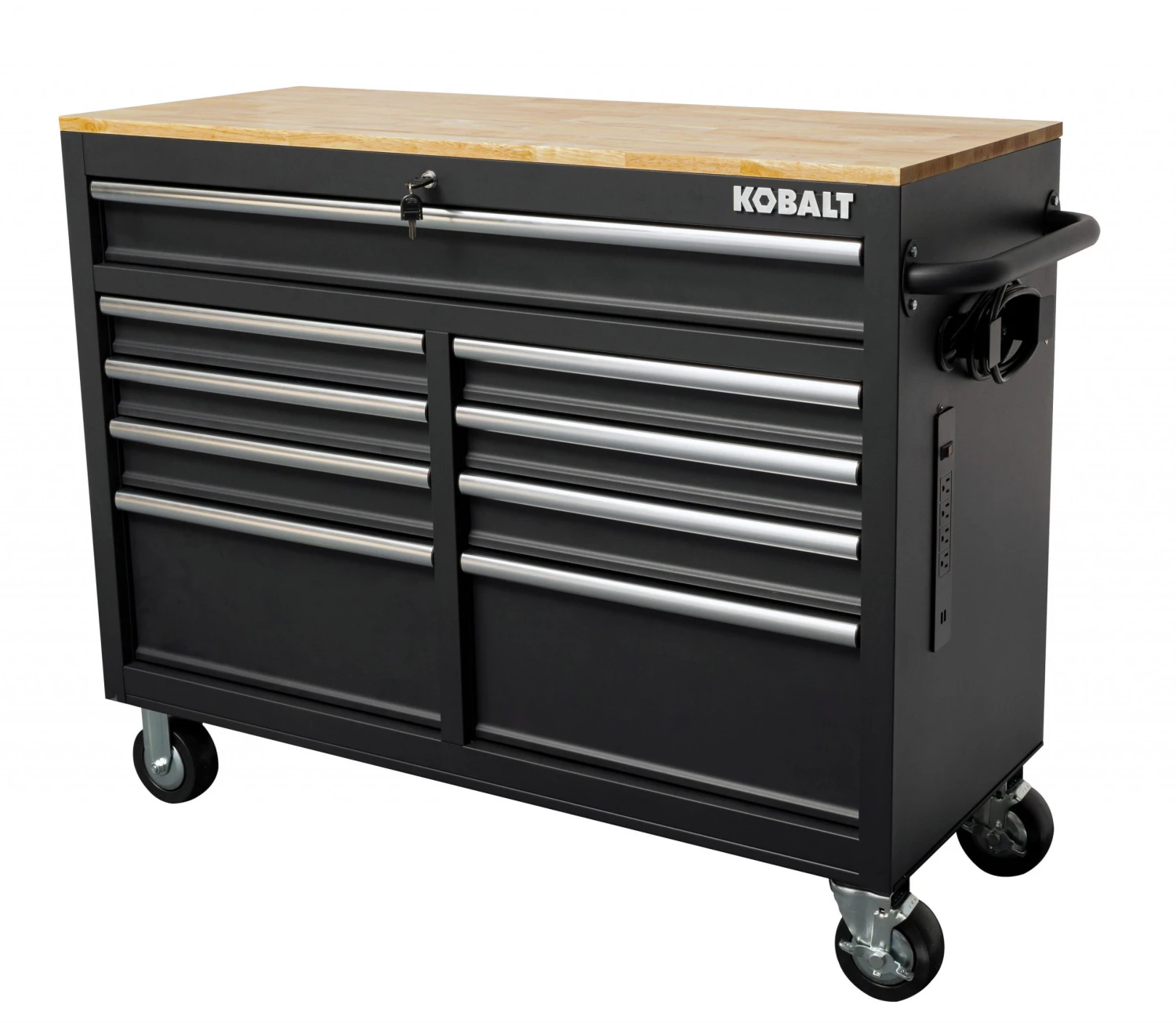 Kobalt Work Benches 46.1-in W x 37.2-in H 9-Drawer Rubber Work Bench 2 Kobalt Work Benches 46.1-in W x 37.2-in H 9-Drawer Rubber Work Bench - Image 2