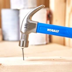 Kobalt Hammers 16-oz Smoothed Face Steel Head Fiberglass Claw Hammer 17 Kobalt Hammers 16-oz Smoothed Face Steel Head Fiberglass Claw Hammer -Daily Home Tools Hub 18386289