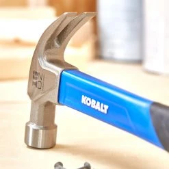 Kobalt Hammers 16-oz Smoothed Face Steel Head Fiberglass Claw Hammer 15 Kobalt Hammers 16-oz Smoothed Face Steel Head Fiberglass Claw Hammer -Daily Home Tools Hub 18386338