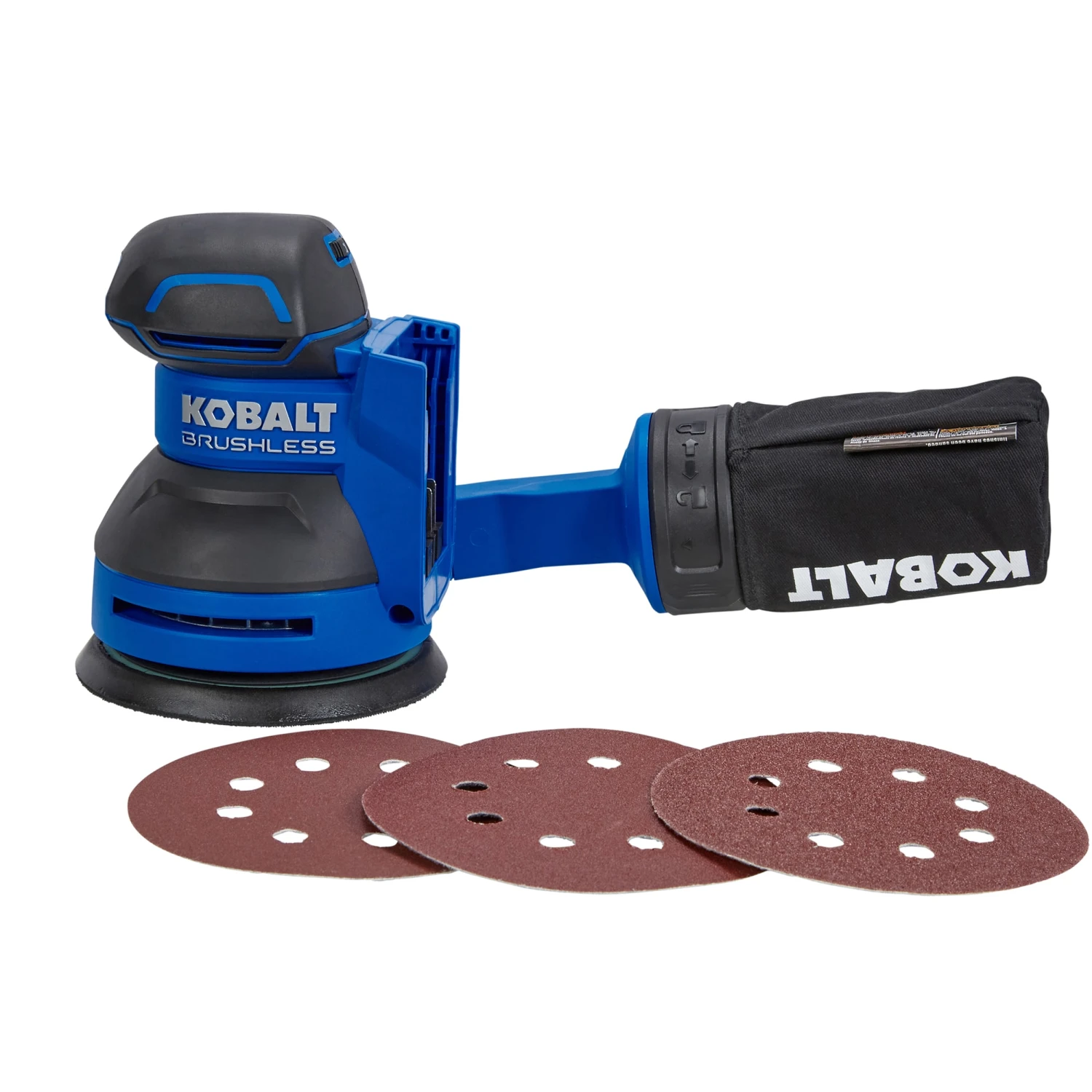 Kobalt Power Sanders Brushless 24-Volt Brushless Cordless Random Orbital Sander with Dust Management 4 Kobalt Power Sanders Brushless 24-Volt Brushless Cordless Random Orbital Sander with Dust Management - Image 4