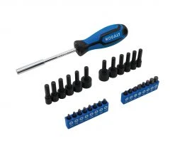Kobalt Mechanics Tool Sets Centennial 100-Piece Standard (SAE) and Metric Combination Polished Chrome Mechanics Tool Set (1/4-in; 3/8-in) -Daily Home Tools Hub 40333064