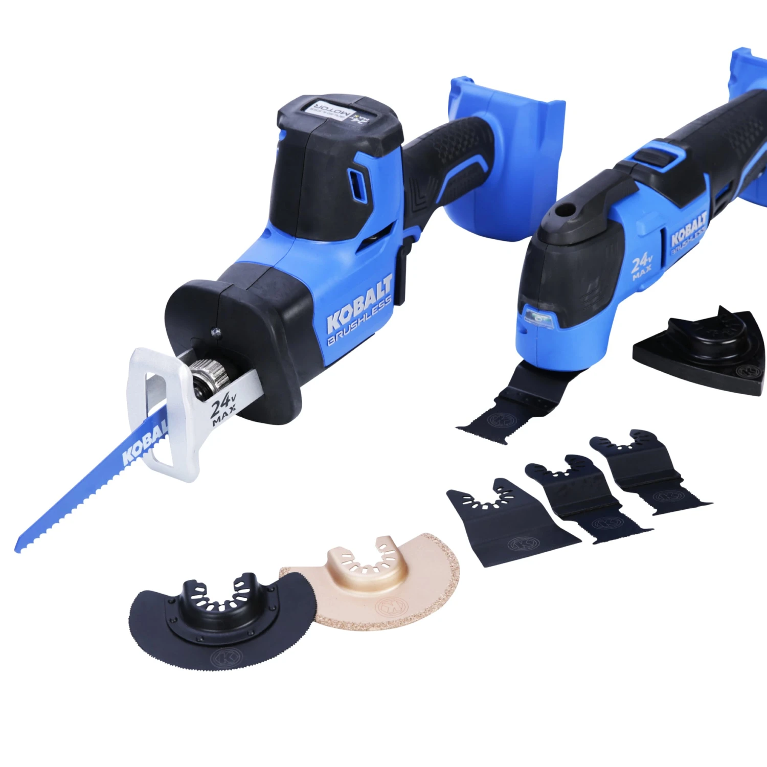 Kobalt Power Tool Combo Kits Kobalt 24V max 6-Tool 24-Volt Max Brushless Power Tool Combo Kit Case (2-Batteries Included and Charger Included) 7 Kobalt Power Tool Combo Kits Kobalt 24V max 6-Tool 24-Volt Max Brushless Power Tool Combo Kit Case (2-Batteries Included and Charger Included) - Image 7