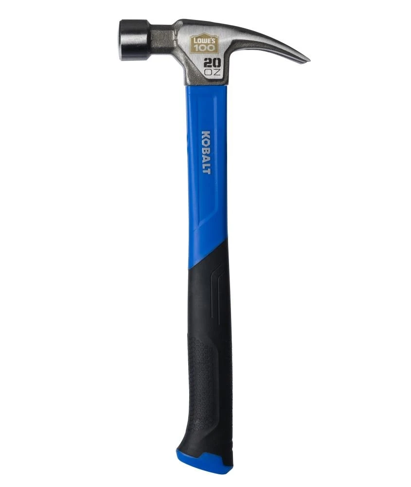Kobalt Hammers 100-year anniversary 20-oz Smooth Face Steel Head Fiberglass Claw Hammer 1 Kobalt Hammers 100-year anniversary 20-oz Smooth Face Steel Head Fiberglass Claw Hammer