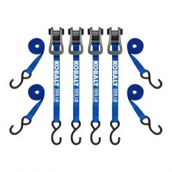 Kobalt Tie Downs 4-Pack x Tie Down Tie Down (500-lb Work Capacity) 8 Kobalt Tie Downs 4-Pack x Tie Down Tie Down (500-lb Work Capacity) -Daily Home Tools Hub 40596332